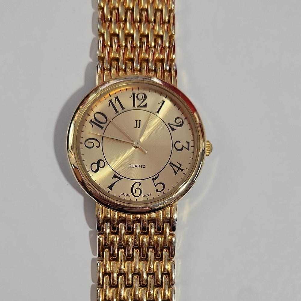 Gold Tone Quartz Men's Watch